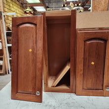 Load image into Gallery viewer, 8 Piece Set of Arched Panel Kitchen Cabinets by Custom Wood Products
