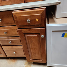 Load image into Gallery viewer, 8 Piece Set of Arched Panel Kitchen Cabinets by Custom Wood Products
