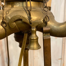 Load image into Gallery viewer, Electrified 19th Century Whale Oil Lamp
