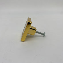 Load image into Gallery viewer, 1.5&quot; Two Tone Metallic Square Knob Pull
