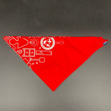 Load image into Gallery viewer, Community Forklift Silhouettes Red Bandana
