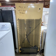 Load image into Gallery viewer, Vintage Yellow Hotpoint Top-Freezer Refrigerator CTF14CYC
