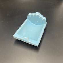Load image into Gallery viewer, Set of Vintage Light Blue Ceramic Bathroom Accessories
